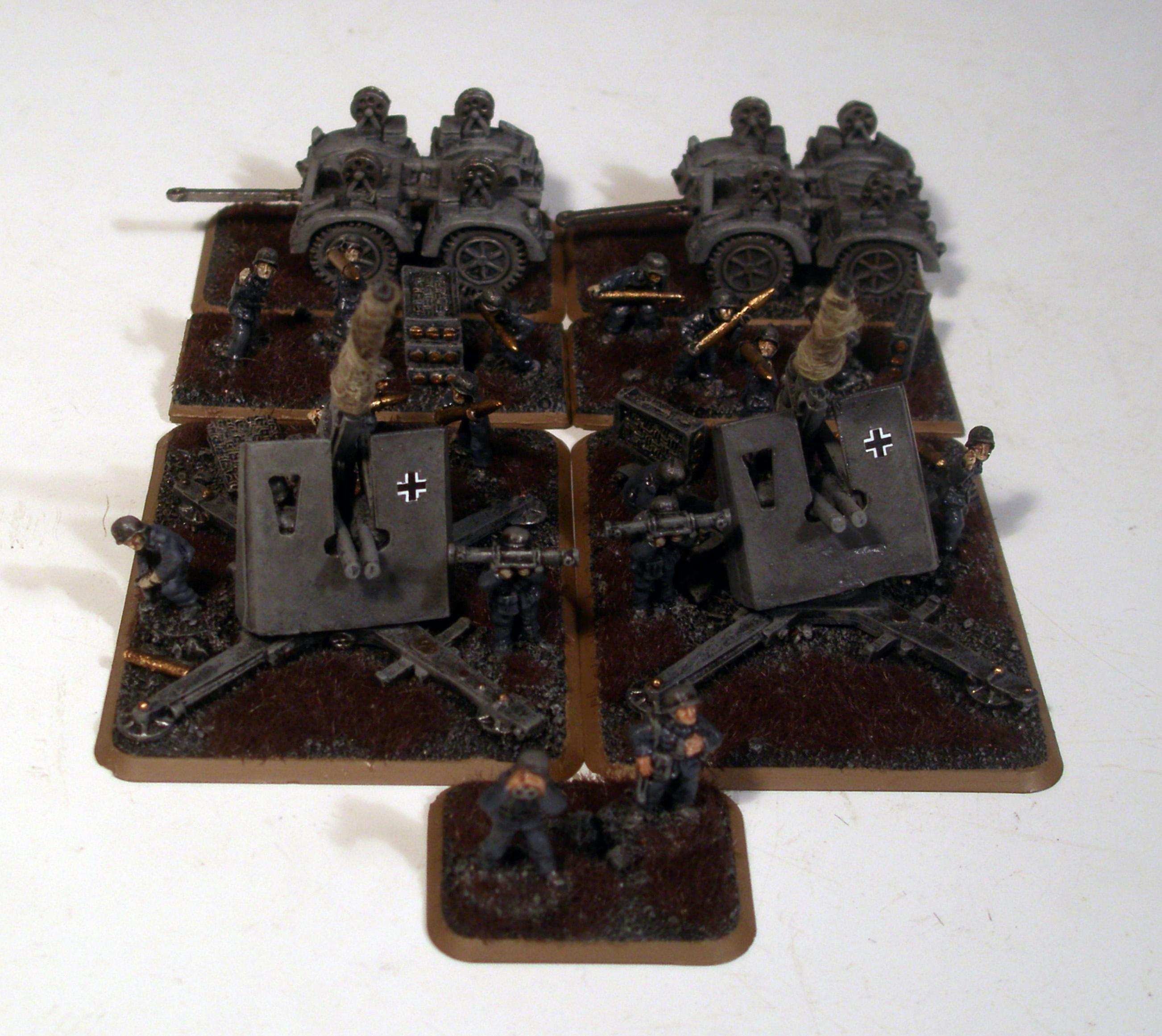Flames Of War - Platoon 8.8cm Flak 36 - Rare Et Neuf (sans Blister)